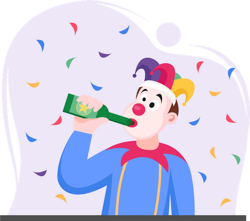 April Fool day  Illustration