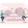 free april fools day illustrations