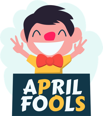 April Fools day  Illustration