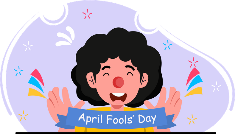 April Fools day  Illustration