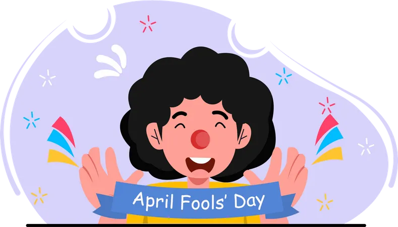 April Fools day  Illustration