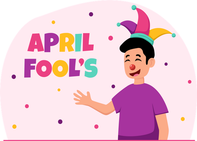 April Fools day  Illustration