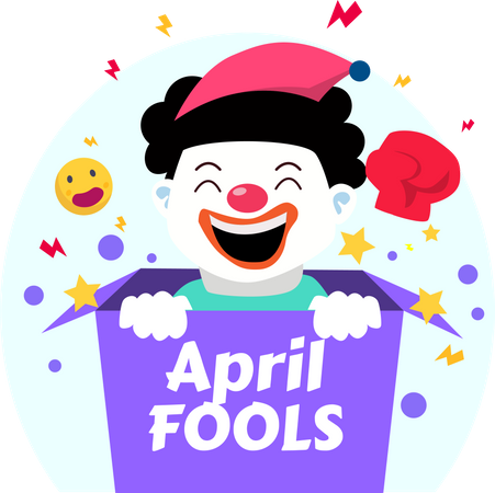 April Fools Trick  Illustration