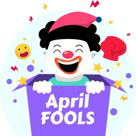 April Fools Trick  Illustration