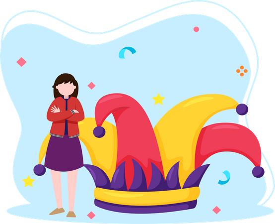 Aprilscherztag  Illustration