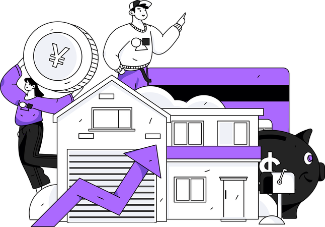 Aprovação de empréstimo  Illustration