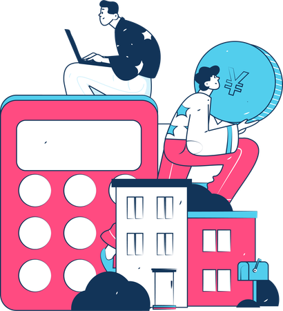 Aprovação de empréstimo  Illustration
