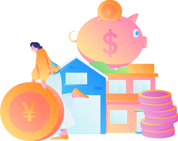 Aprovação de empréstimo  Illustration