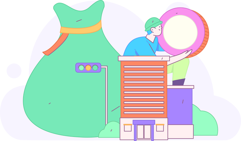 Aprovação de empréstimo  Illustration