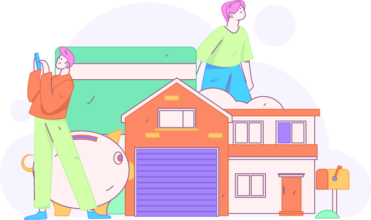 Aprovação de empréstimo  Illustration