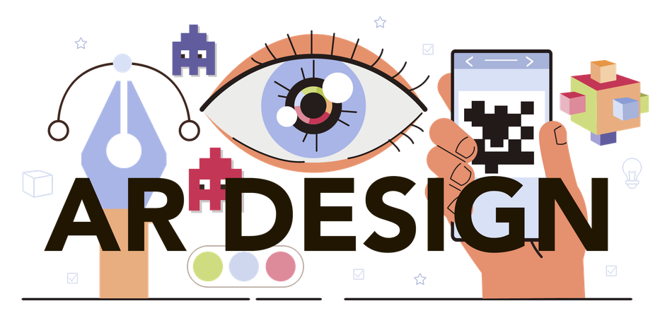 AR design and visual development  Illustration