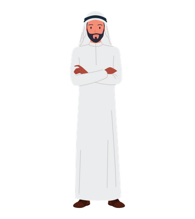 Arab businessman  Illustration