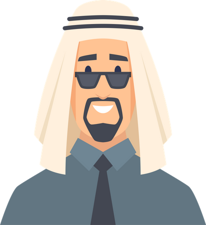 Arab Man  Illustration