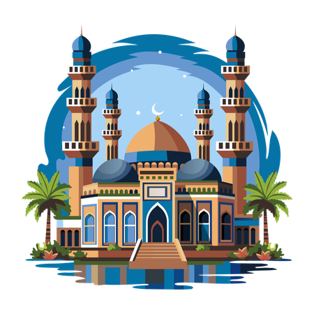 Arab Masjid  Illustration