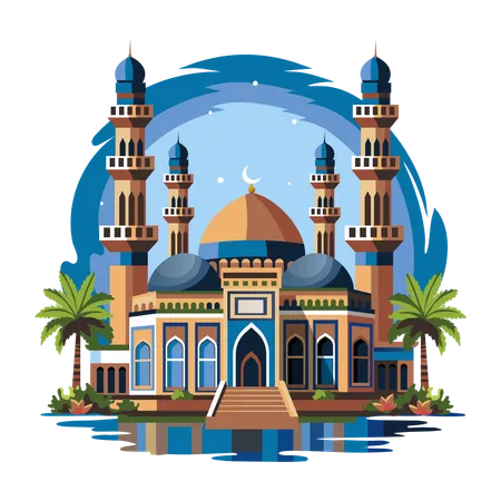 Arab Masjid  Illustration