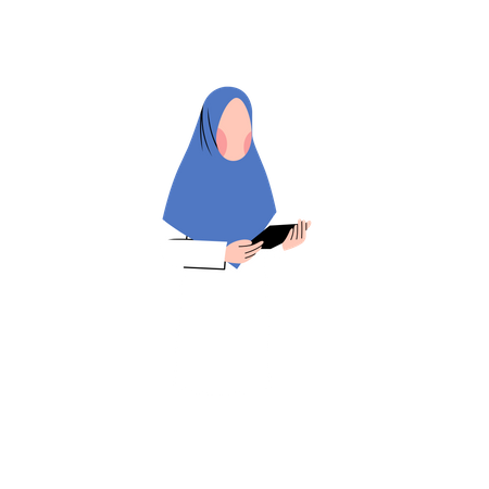 Arab Teacher  Illustration