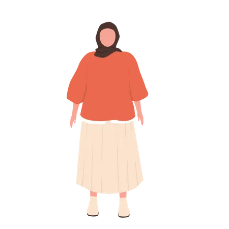 Arab Woman Illustration