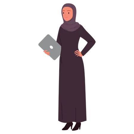 Arabic Business Woman  Illustration