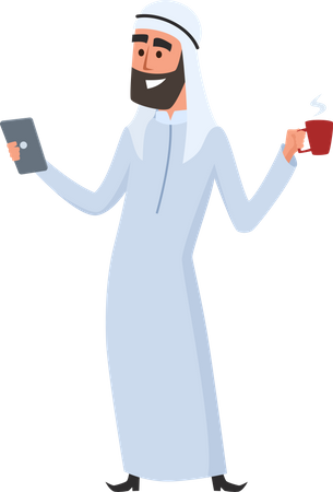 Arabic Businessman Illustration