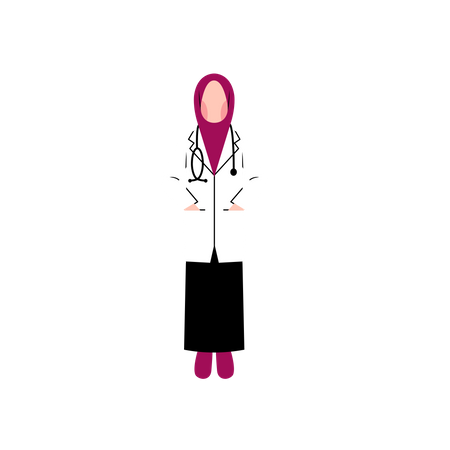 Arabic doctor  Illustration