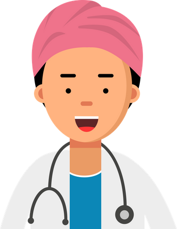 Arabic doctor  Illustration