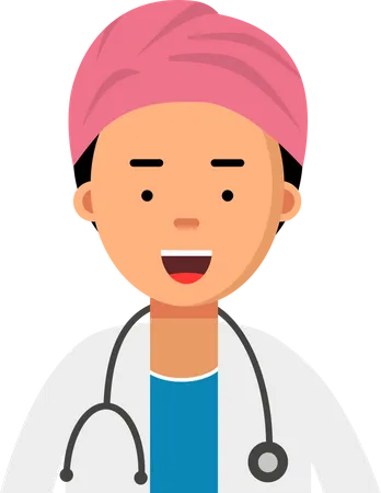 Arabic doctor  Illustration