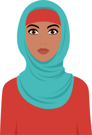 Arabic Girl  Illustration