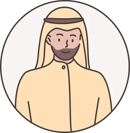 Arabic man  Illustration