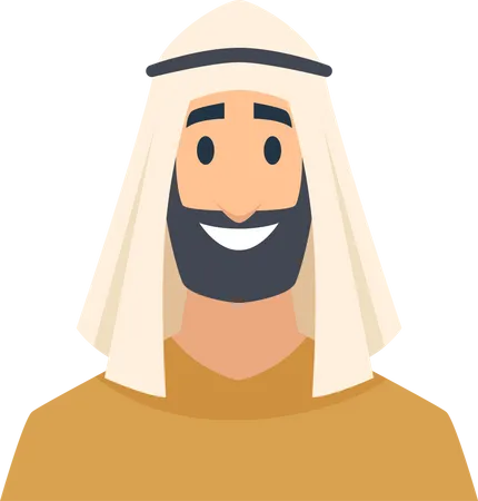 Arabic Man  Illustration