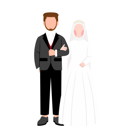 Arabic wedding  Illustration