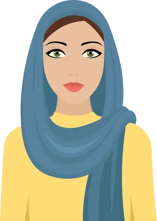 Arabic Woman  Illustration