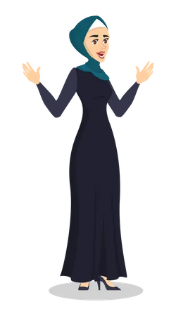 Arabic woman  Illustration