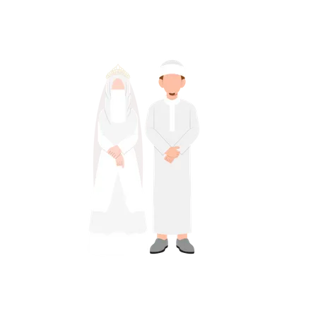 Arabische Hochzeit  Illustration