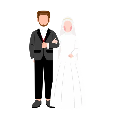 Arabische Hochzeit  Illustration