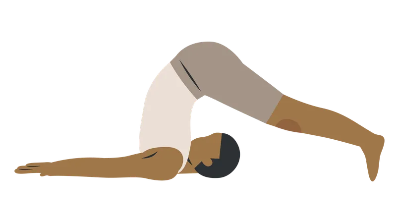 Arado yoga  Ilustración