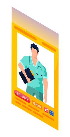 Arbeitnehmerbeurteilung  Illustration