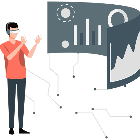 Arbeitsablaufdiagramm zur Erkennung von Menschen  Illustration