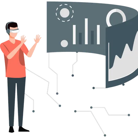 Arbeitsablaufdiagramm zur Erkennung von Menschen  Illustration