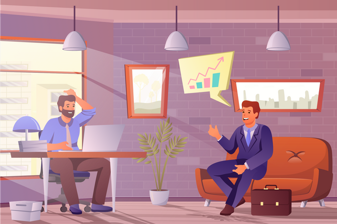 Arbeitsdiskussion  Illustration