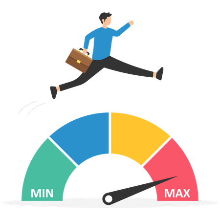 Beurteilung der Arbeitsleistung  Illustration