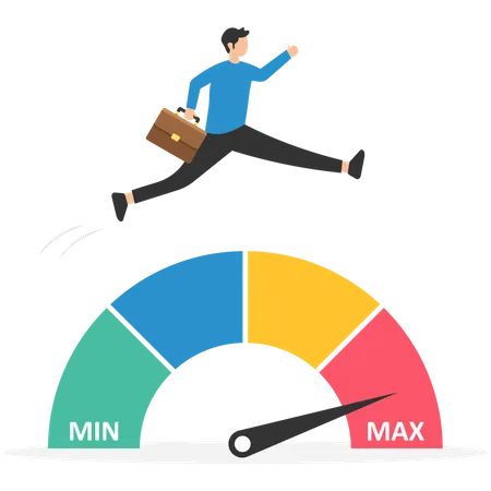 Beurteilung der Arbeitsleistung  Illustration