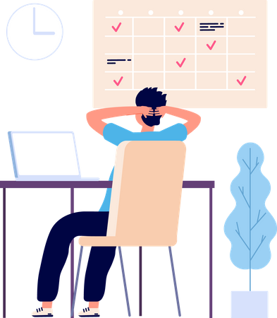 Arbeitsplan  Illustration