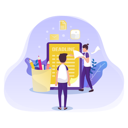 Arbeitstermin  Illustration