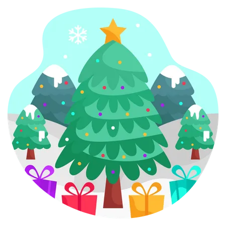 Árbol de Navidad  Ilustración