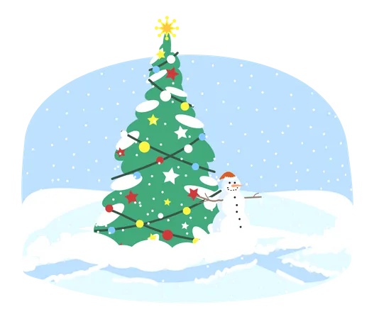 Sapin de Noël  Illustration