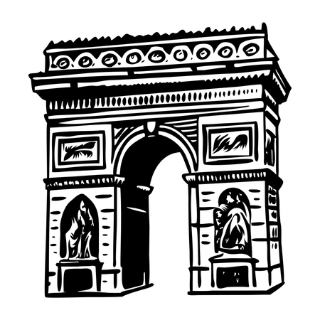 Arc De Triomphe  Illustration