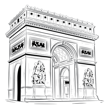 Arc De Triomphe Illustration