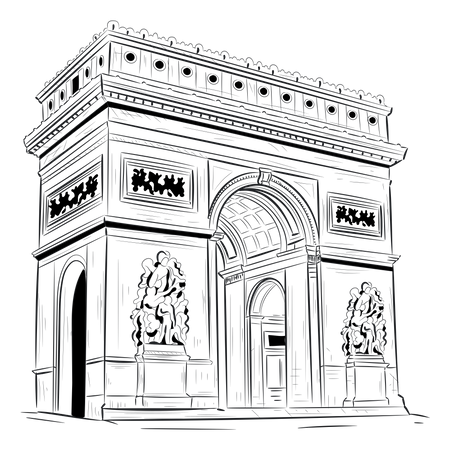 Arc De Triomphe  Illustration