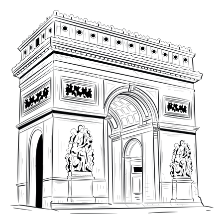 Arc De Triomphe  Illustration