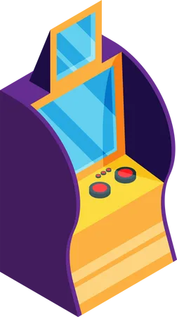 Arcade-Maschine  Illustration